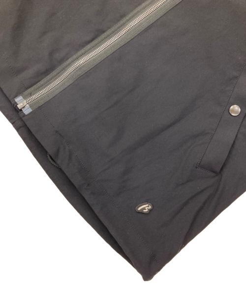 βMEN（ベータメン）βMEN (ベータメン) メリルハイテンション フーディーMA-1ブルゾン ブラック サイズ:Mの古着・服飾アイテム