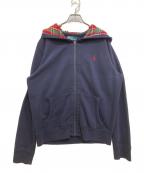 POLO RALPH LAURENポロ・ラルフローレン）の古着「裏起毛ジップパーカー」｜ネイビー
