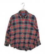 POLO RALPH LAURENポロ・ラルフローレン）の古着「チェックシャツ」｜レッド