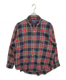 POLO RALPH LAUREN（ポロ・ラルフローレン）の古着「チェックシャツ」｜レッド