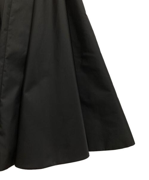 PRADA（プラダ）PRADA (プラダ) トライアングルロゴスカート ブラック サイズ:40の古着・服飾アイテム