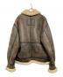 SKELLY (スケリー) B-3型リアルムートンジャケット ブラウン サイズ:L：12000円