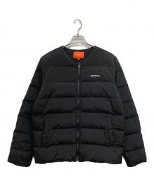 MERRELL（メレル）の古着「ノーカラーダウン」｜ブラック
