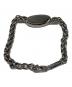 DIESEL (ディーゼル) Dロゴブレスレット シルバー：7000円