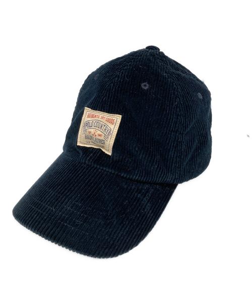 POLO COUNTRY（ポロカントリー）POLO COUNTRY (ポロカントリー) コーデュロイキャップ ネイビーの古着・服飾アイテム