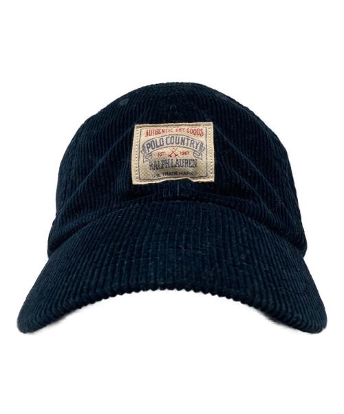 POLO COUNTRY（ポロカントリー）POLO COUNTRY (ポロカントリー) コーデュロイキャップ ネイビーの古着・服飾アイテム