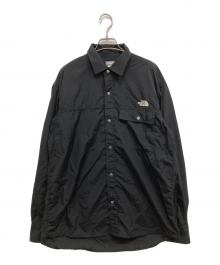 THE NORTH FACE（ザ ノース フェイス）の古着「L/S Nuptse Shirt」｜ブラック