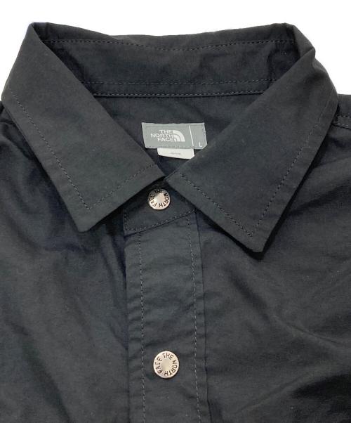 THE NORTH FACE（ザ ノース フェイス）THE NORTH FACE (ザ ノース フェイス) L/S Nuptse Shirt ブラック サイズ:Lの古着・服飾アイテム