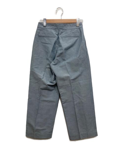 MARGARET HOWELL（マーガレットハウエル）MARGARET HOWELL (マーガレットハウエル) リネンコットンタックパンツ スカイブルー サイズ:SIZE1の古着・服飾アイテム
