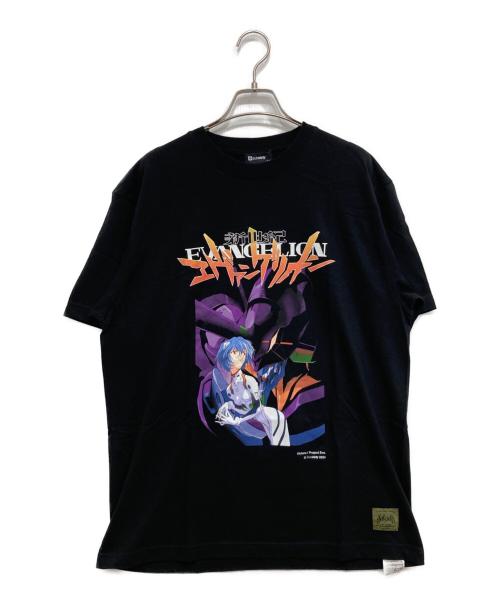 SUBCIETY（サブサエティ）SUBCIETY (サブサエティ) コラボプリントTシャツ ブラック サイズ:Lの古着・服飾アイテム