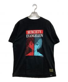 SUBCIETY（サブサエティ）の古着「ASUKA&REI TEE /プリントTシャツ」｜ブラック