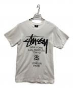 stussyステューシー）の古着「WORLD TOUR TEE」｜ホワイト