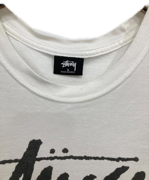 stussy（ステューシー）stussy (ステューシー) WORLD TOUR TEE ホワイト サイズ:Sの古着・服飾アイテム