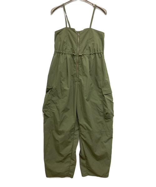 RAY BEAMS（レイ ビームス）RAY BEAMS (レイ ビームス) カーゴポケット キャミ サロペット カーキ 未使用品の古着・服飾アイテム