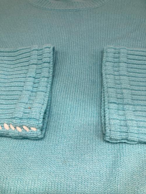 ENFOLD（エンフォルド）ENFOLD (エンフォルド) LOOSE BOX PULLOVER スカイブルー サイズ:38の古着・服飾アイテム