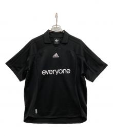 adidas×everyone（アディダス×エブリワン）の古着「JERSEY everyone/ゲームシャツ」｜ブラック