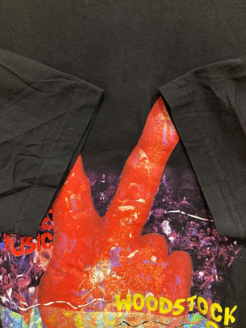 PEPSI（ペプシ）PEPSI  (ペプシ) WOODSTOCK (ウッドストック) 90'sフェスティバルTシャツ ブラック サイズ:Lの古着・服飾アイテム