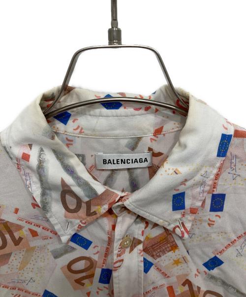 BALENCIAGA（バレンシアガ）BALENCIAGA (バレンシアガ) Euro Print 総柄半袖シャツ マルチカラー サイズ:34の古着・服飾アイテム