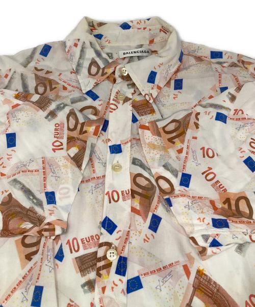 BALENCIAGA（バレンシアガ）BALENCIAGA (バレンシアガ) Euro Print 総柄半袖シャツ マルチカラー サイズ:34の古着・服飾アイテム