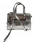 MARC JACOBS（マークジェイコブス）の古着「メタリックサッチェルショルダーバッグ」｜シルバー