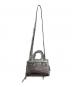 MARC JACOBS (マークジェイコブス) メタリックサッチェルショルダーバッグ シルバー：9000円