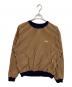 stussy（ステューシー）の古着「VERTICAL STRIPED KNIT CREW」｜イエロー×ネイビー