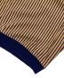中古・古着 stussy (ステューシー) VERTICAL STRIPED KNIT CREW イエロー×ネイビー サイズ:M：10000円
