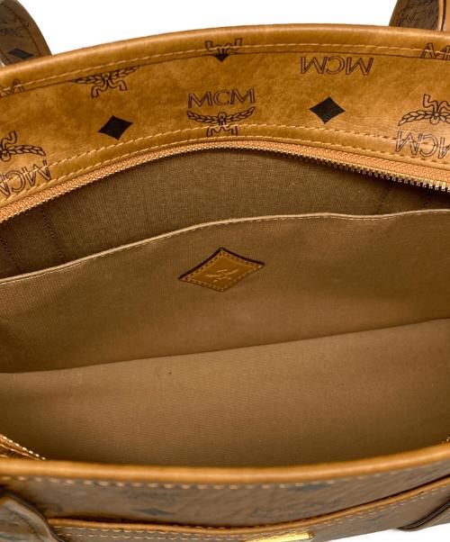 MCM（エムシーエム）MCM (エムシーエム) Arenスクールトートバッグ ブラウンの古着・服飾アイテム