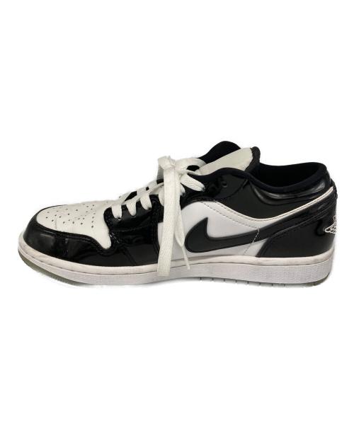 NIKE（ナイキ）NIKE (ナイキ) AIR JORDAN 1 LOW SE ホワイト×ブラック サイズ:25の古着・服飾アイテム