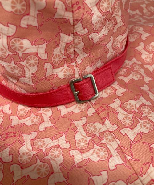 CELINE（セリーヌ）CELINE (セリーヌ) バケットハット ピンク サイズ:52ｃｍの古着・服飾アイテム