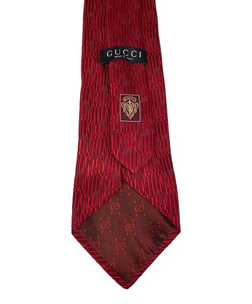 GUCCI（グッチ）GUCCI (グッチ) ネクタイ レッド サイズ:-の古着・服飾アイテム