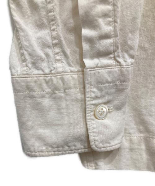 COMME des GARCONS HOMME PLUS（コムデギャルソンオムプリュス）COMME des GARCONS HOMME PLUS (コムデギャルソンオムプリュス) 90’s長袖開襟シャツ ホワイト サイズ:不明の古着・服飾アイテム