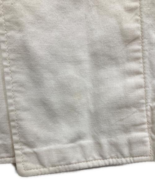COMME des GARCONS HOMME PLUS（コムデギャルソンオムプリュス）COMME des GARCONS HOMME PLUS (コムデギャルソンオムプリュス) 90’s長袖開襟シャツ ホワイト サイズ:不明の古着・服飾アイテム