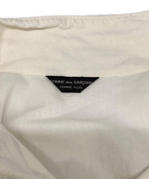 COMME des GARCONS HOMME PLUS（コムデギャルソンオムプリュス）COMME des GARCONS HOMME PLUS (コムデギャルソンオムプリュス) 90’s長袖開襟シャツ ホワイト サイズ:不明の古着・服飾アイテム