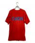 COMME des GARCONS HOMME（コムデギャルソン オム）の古着「00’sバックプリントTシャツ」｜レッド