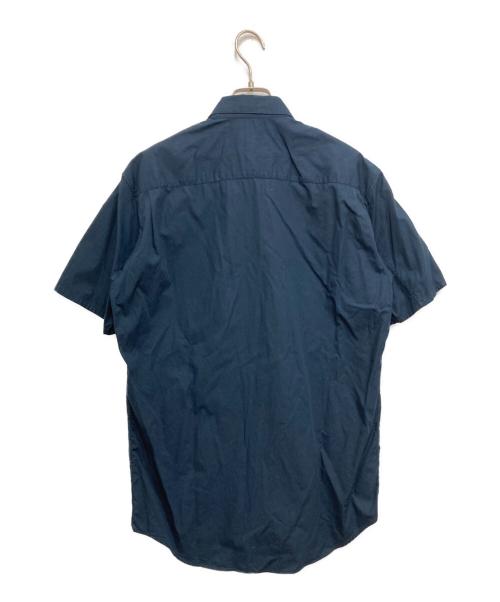 HELMUT LANG（ヘルムートラング）HELMUT LANG (ヘルムートラング) 半袖シャツ ネイビー サイズ:39　（15　1/2）の古着・服飾アイテム