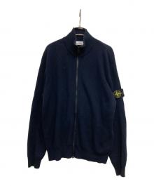 STONE ISLAND（ストーンアイランド）の古着「RIBBED SOFT ORGANIC COTTON - CARDIGAN」｜ネイビー