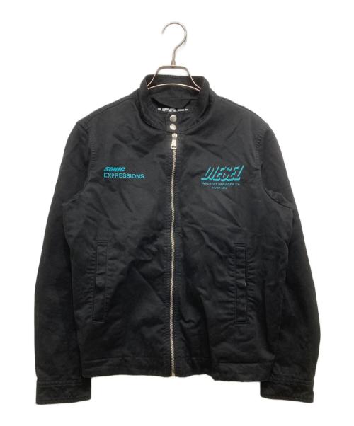 DIESEL（ディーゼル）DIESEL (ディーゼル) J-HALLS/ジップジャケット ブラック サイズ:XSの古着・服飾アイテム