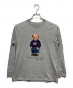 POLO RALPH LAURENポロ・ラルフローレン）の古着「ポロベアプリントカットソー」｜グレー