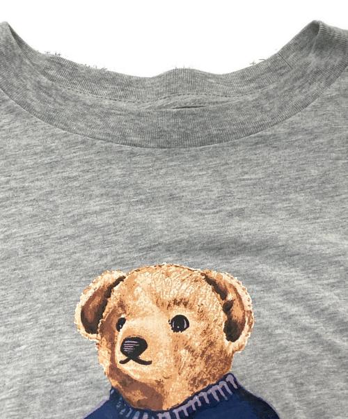 POLO RALPH LAUREN（ポロ・ラルフローレン）POLO RALPH LAUREN (ポロ・ラルフローレン) ポロベアプリントカットソー グレー サイズ:Mの古着・服飾アイテム