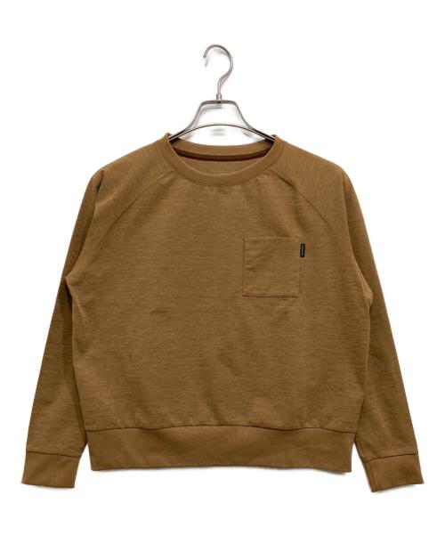 THE NORTH FACE（ザ ノース フェイス）THE NORTH FACE (ザ ノース フェイス) ロングスリーブエアリーリラックスティー ブラウン サイズ:Mの古着・服飾アイテム