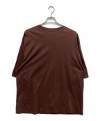 BISOWNビソウン）の古着「オーバーサイズTシャツ」｜ブラウン