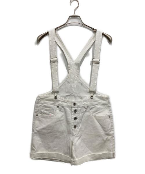 DIESEL（ディーゼル）DIESEL (ディーゼル) サロペット ホワイト サイズ:Sの古着・服飾アイテム