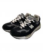 NEW BALANCEニューバランス）の古着「992ローカットスニーカー」｜ブラック
