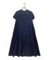 R (アール) 23区 (ニジュウサンク) リネンロングワンピース ブルー サイズ:36 (S)：7000円