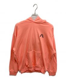 adidas（アディダス）の古着「プルオーバーパーカー」｜ピンク