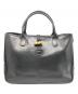 LONGCHAMP（ロンシャン）の古着「レザートートバッグ」｜ブラック