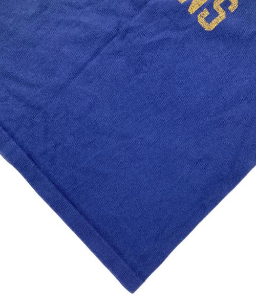 Champion（チャンピオン）Champion (チャンピオン) プリントTシャツ ブルー サイズ:Sの古着・服飾アイテム