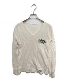 WACKO MARIA（ワコマリア）の古着「Vネックカットソー」｜ホワイト