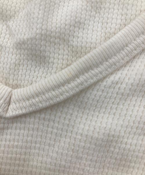 WACKO MARIA（ワコマリア）WACKO MARIA (ワコマリア) Vネックカットソー ホワイト サイズ:Sの古着・服飾アイテム